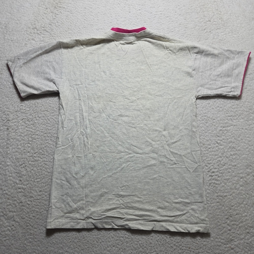 Vintage 80's T-Shirt Nature Grafic Print Distressed Faded - Picture 8 of 9